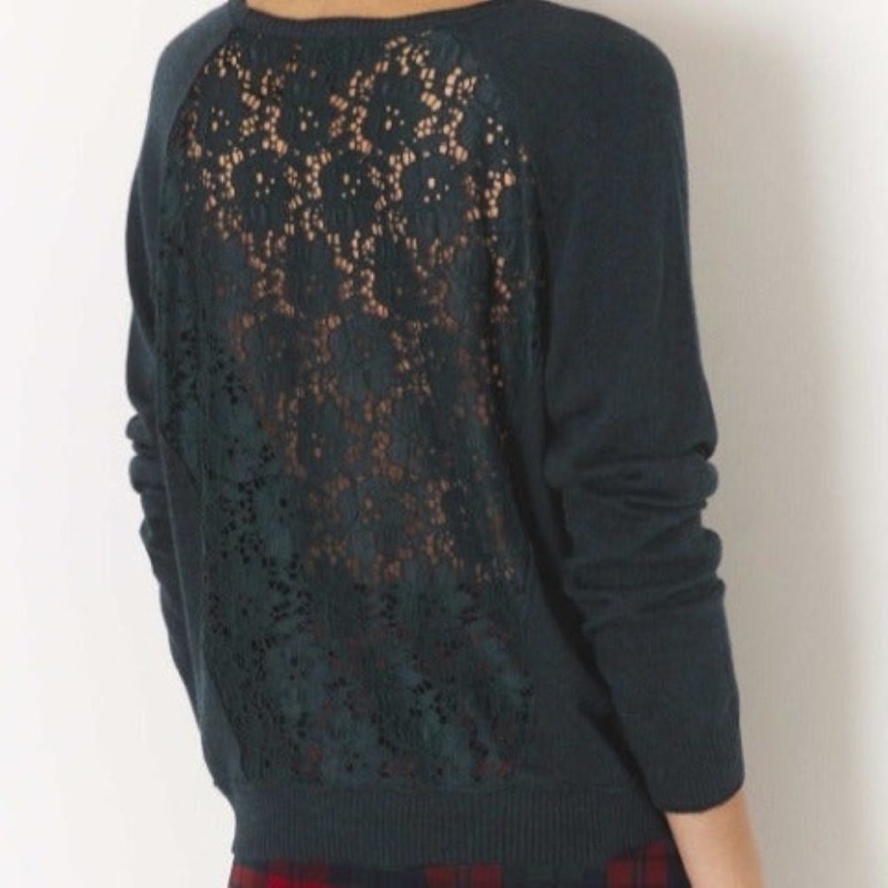 TopShop Sweater w Lace Detail Back!!